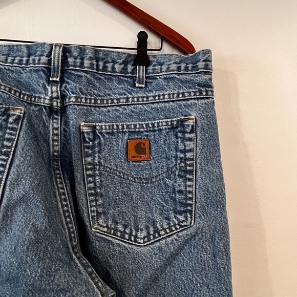 Carhartt Jeans Size 38 x 32 (actual 36 x 31)  B1113 DST Casual Work - Picture 6 of 7